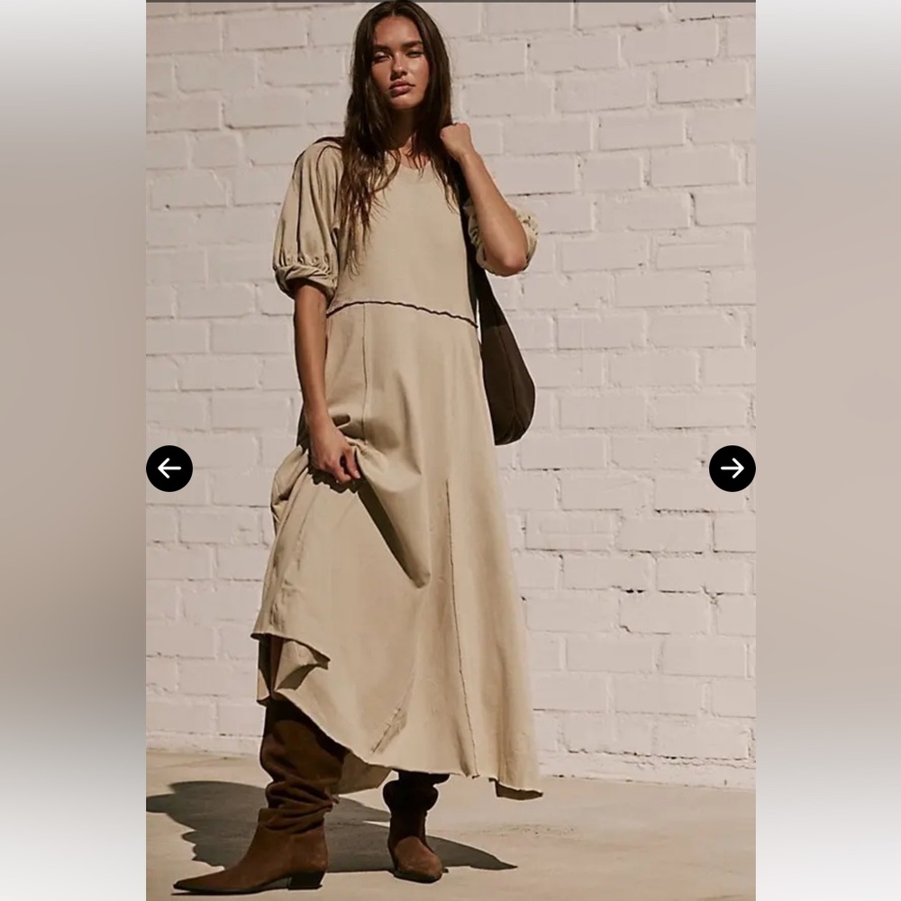 Free People Brentwood Maxi Dress (Ceramic stone)